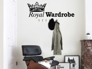 Royal wardrobe Κρεμάστρες Αυτοκόλλητα τοίχου 100×34