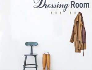 Dressing room Κρεμάστρες Αυτοκόλλητα τοίχου 100X30