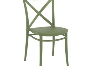 Καρέκλα Cross 20.0591 51Χ51Χ87cm Olive Green Siesta