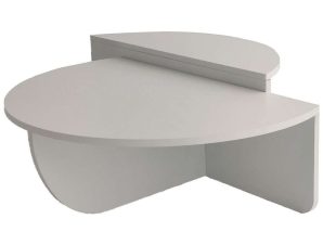 Τραπέζια Σαλονιού Podium (Σετ 2Τμχ) 552NOS2233 90x60x30/85x30x35cm White