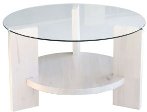 Τραπέζι Σαλονιού Mondo 552NOS1456 75x75x40cm White