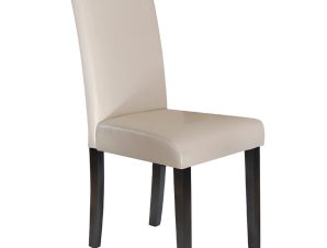 Καρέκλα Maleva-L Ivory E1207,1 42X56X93 cm Σετ 2τμχ