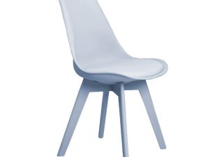 Καρέκλα Martin-II Grey ΕΜ137,4 52X49X82 cm Σετ 2τμχ