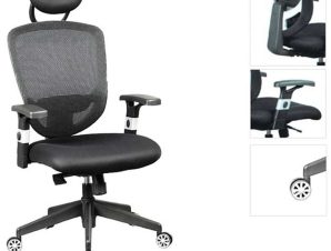 Καρέκλα Γραφείου BF9100 Black EO521 65x62x114/125 cm