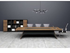 Τραπέζι Συνεδρίου Proline Dark Wallnut ΕΟ812 240x130x75cm