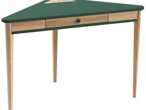 Γραφείο Γωνιακό Με Συρτάρι Ashme ASHMECOROF10 114x85x75cm Sea Green