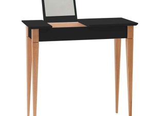 Τουαλέτα Με Καθρέπτη Mimo S MIMOTSBEBLACK 65x35x74cm Black-Beech