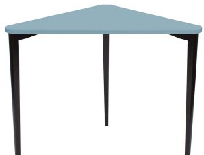 Γραφείο Γωνιακό Naja NAJAOBL13 114x85x75cm Light Blue-Black