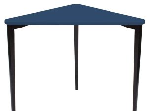 Γραφείο Γωνιακό Naja NAJAOBL15 114x85x75cm Navy Blue-Black