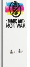 Make Art Not War Κόμικ Κρεμάστρες & Καλόγεροι 45 x 138 εκ.