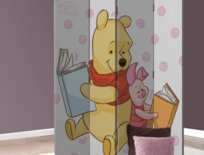 Winnie the Pooh & Pigglet! Παιδικά Παραβάν 80 x 180 εκ. [Δίφυλλο]