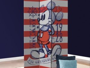 1928, Mickey Mouse Παιδικά Παραβάν 80 x 180 εκ. [Δίφυλλο]