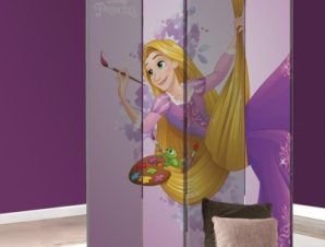 Η Rapunzel ζωγραφίζει! Παιδικά Παραβάν 80 x 180 εκ. [Δίφυλλο]