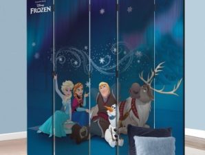 Elsa, Anna, Olaf, Kristoff, Sven, Frozen Παιδικά Παραβάν 80 x 180 εκ. [Δίφυλλο]